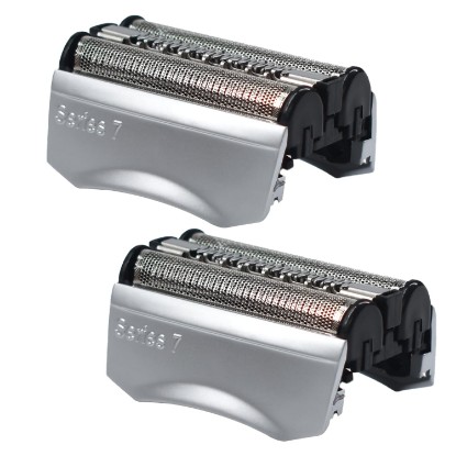 Picture of 70S Electric Shaver Head Replacement for Braun Series 7, Foil Shaver Replacement Heads Compatible with Braun Series 7 Shavers 720cc, 730cc, 735s, 750cc, 760cc, 790cc, 795cc Shaver Foil, 2 Pack