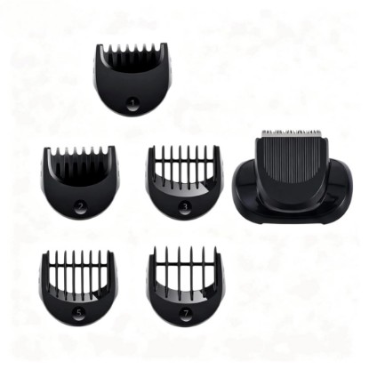 Picture of Beard Trimmer Head Compatible with Braun EasyClick Series 5, 6, 7 | Fits Braun shaver Types 5762/5764: 5018s, 5020s, 6020s, 6075cc, 7020s, 7071cc, 7085cc; 5 guide combs: 1, 2, 3, 5, 7 mm.