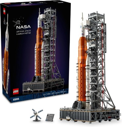 Picture of LEGO Icons NASA Artemis Space Launch System - DIY Rocket Model Building Set for Adults, Ages 18+ - Gifts for Birthdays - Unique Bedroom Decoration for Space & NASA Lovers - 10341