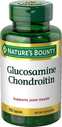 Picture of Nature's Bounty Glucosamine Chondroitin Pills and Dietary Supplement | Support Joint Health, 110 Capsules