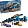 Picture of LEGO City Car Transporter 60408 | Back to School Gift for Students, Building Toy, Boys & Girls, Ages 7+, W/ Toy Cars, 998 pieces, Truck Toy for Kids