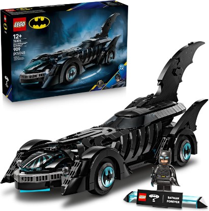 Picture of LEGO DC Batman: Batman Forever Batmobile Kids Toy - Building & Learning Toy for Girls & Boys, Ages 12+ - Model Car with Minifigure Included - Gift Idea for Birthdays - 76304