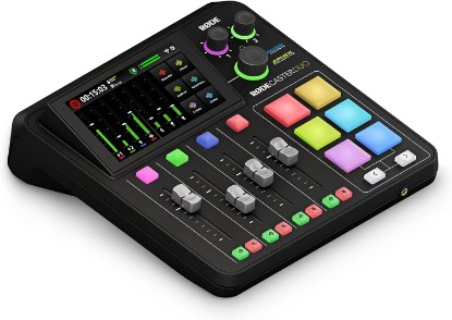 Picture of RØDE RØDECaster Duo Compact All-in-One Audio Production Solution for Podcasting, Streaming, Music Production and Content Creation (Black)