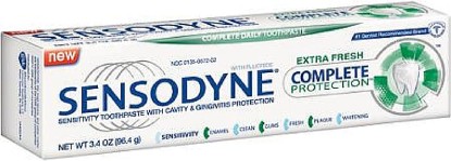 Picture of Sensodyne Tp Comp Extra F Size 3.4z Sensodyne Tootpaste Complete Extra Fresh 3.4z
