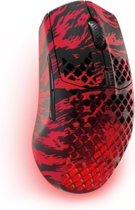 Picture of SteelSeries Aerox 3 Wireless: Faze Clan Edition — Holey RGB Gaming Mouse — 18K DPI TrueMove Air Optical Sensor — Ultra-Lightweight Water Resistant Design