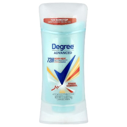 Picture of Degree Advanced, 72H Body Heat Activated™, Antiperspirant Deodorant, Stress Control, 2.6 oz (74 g)