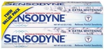 Picture of Sensodyne Extra Whitening Twin Pack Toothpaste, Pack of 6