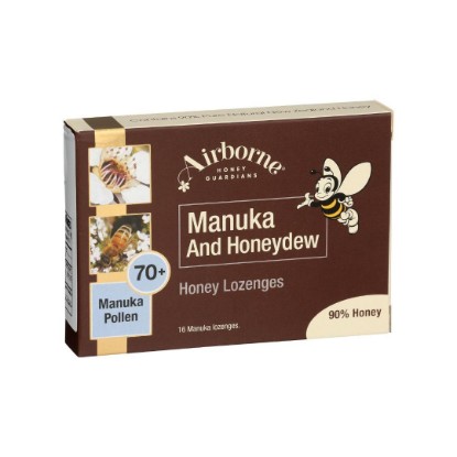 Picture of Airborne ( New Zealand) Manuka Honey & Honeydew Lozenges (16 x 0.1oz)