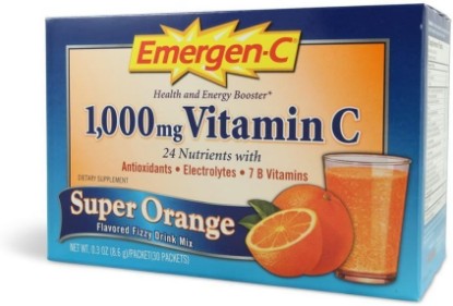 Picture of Emergen-C Super Orange Vitamin C - 30 Count (Pack of 4) (Packaging may vary)