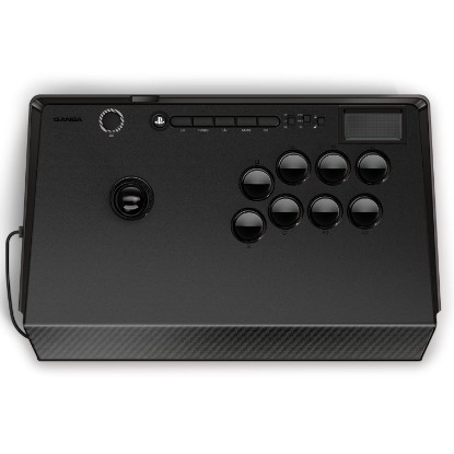 Picture of Qanba B1 Titan Wired Joystick for PlayStation 5/4 and PC (Fighting Stick) Officially Licensed Sony Product
