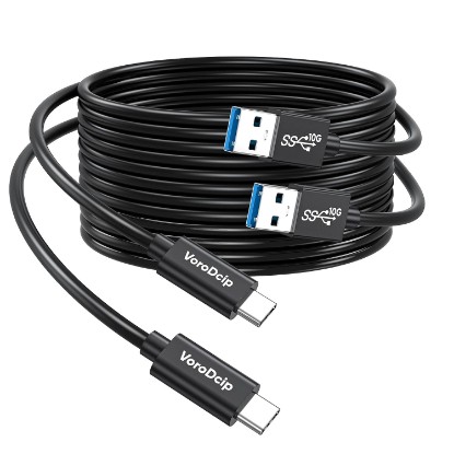 Picture of PS5 Controller Cable 10ft 2Pack, 10Gbps Data Transfer + 3A Charging | Dual-purpose PS5 Charger Cord for PS5, Xbox Series X/S, X-Elite Series 2 Controllers, Switch PC Laptop