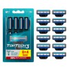 Picture of Razor 3 for Men - Replaceable Cartridges for Manual Shaving Razor - 3-Blade Technology Refills - Fits Gillette Mach3 - Soft Shave Sharp Blades - Cost-effective Refill (8 refills)