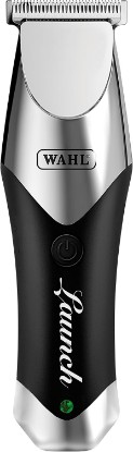 Picture of Wahl Professional Launch Cordless Trimmer, Wide T-Blade, Model 3026215 | 6000 RPM Rotary Motor Grooming Tool for Detail Work, Zero-Gap Detachable Blade, 2 Hr Runtime, USB-C Charging, LED Indicator