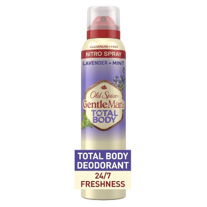 Picture of Old Spice Whole Body Deodorant Spray for Men, Aluminum Free, Lavender + Mint Scent, 24/7 Odor Protection, 24/7 Lasting Freshness, Dermatologist Tested, Gentle on Skin, Safe to Use All Over, 3.5 oz