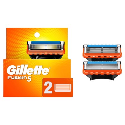 Picture of Gillette Fusion5 Razor Refills for Men, 2 Razor Blade Refills