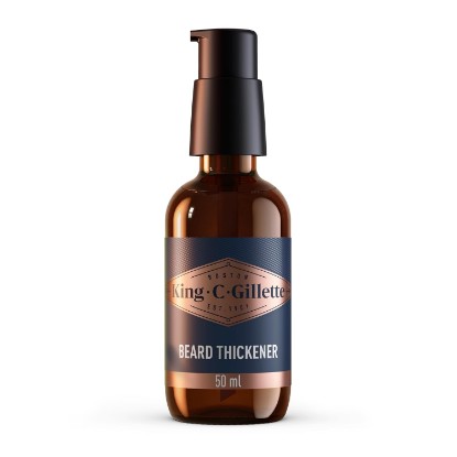 Picture of King C. Gillette Beard Thickener formulated with Vitamin B complex and Caffeine, 1.7oz