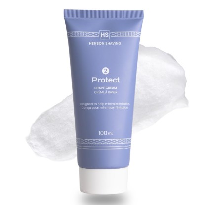 Picture of Henson Shaving Shave Cream For Men and Women - Formulated Safe For Sensitive Skin - Rich, Nourishing Lather That Protects Against Irritation, Cuts, Razor Burns - 3.4 fl oz