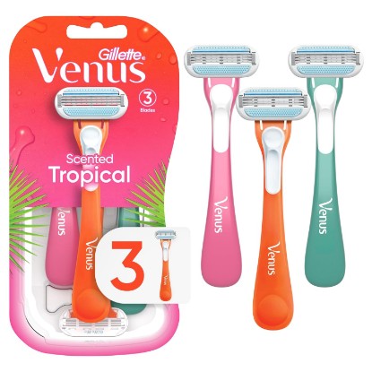 Picture of Gillette Venus Tropical Women's Disposable Razor, 3 Count