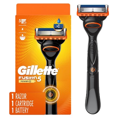 Picture of Gillette Fusion5 Power Razor for Men, 1 Gillette Power Razor Handle + 1 Blade Refill