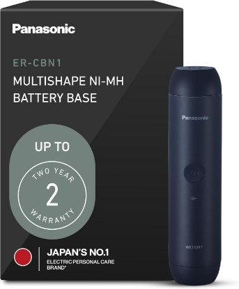 Picture of Panasonic MultiShape Rechargeable NiMH Battery Base, Electric Shaver and Trimmer for Beard and Hair, Cordless Waterproof Wet/Dry Clipper for Men, Base Only, Attachments Sold Separately - ER-CBN1