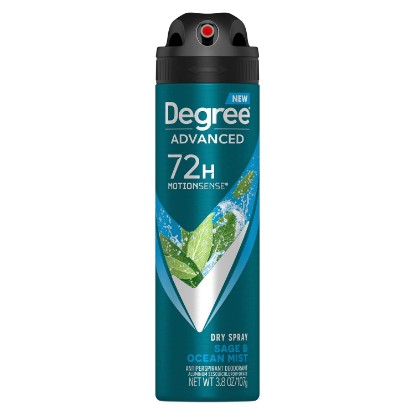Picture of Degree Men Advanced Antiperspirant Deodorant Dry Spray Sage & Ocean Mist, 3.8 Ounce