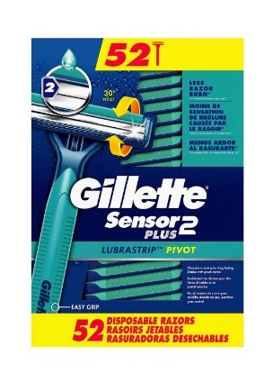 Picture of Gillette Sensor2 Plus Disposable Razor (52 Pack)