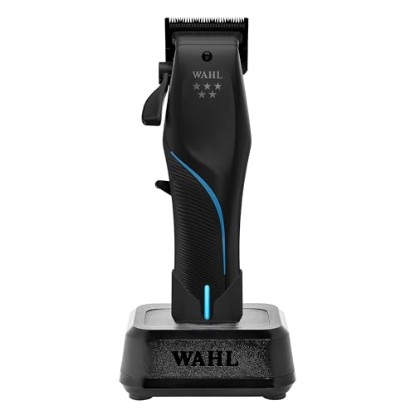 Picture of Wahl Professional 5 Star Vapor Clipper with Low Profile Charging Stand | Corded/Cordless F32 FADEOUT Balding Blade & 8000 RPM Brushless Motor, 150 Min Runtime, Weighted Stand with 4 Inserts