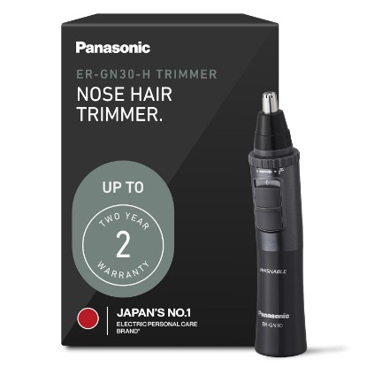 Picture of Panasonic Men’s Ear and Nose Hair Trimmer, Wet Dry Hypoallergenic Dual Edge Blade, Ear Hair Trimmer for Men - ER-GN30-H