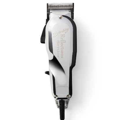 Picture of Wahl Professional Reflections Senior Clipper, V9000 Motor, Electric Tool | V9000 Cool-Running Motor with Zero-Overlap Blades & Adjustable Taper Lever for Fades & Blends, Includes 8 Guides