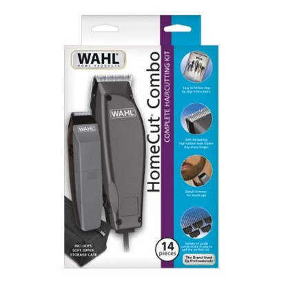 Picture of Wahl Clipper Corp Pro 14 Piece Styling Kit with Hair Clipper and Beard Trimmer for Total Body Grooming - Model 79450, Chrome