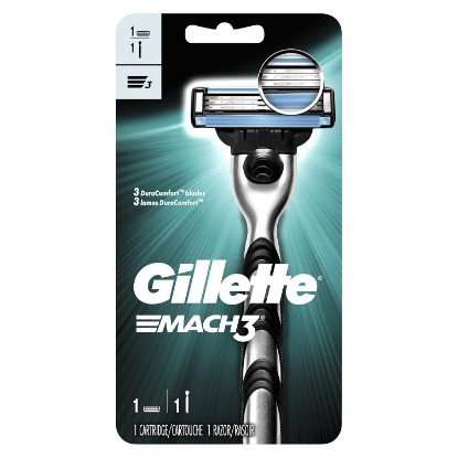 Picture of Gillette Mach3 Men's Razor, Handle & 1 Blade Refill