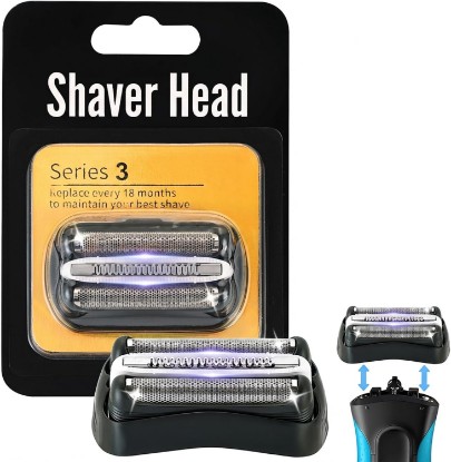 Picture of Series 3 32B Replacement Shaver Head for S3 ProSkin Electric Shaver | Compatible with S3 Razors 301S, 310S, 320S, 330S, 340S, 360S, 3000S, 3010S, 3020S, 30S, 3040, 350CC, 370CC, 3050CC