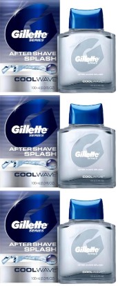 Picture of Gillette After Shave for Men, 3.3 fl oz | Cool Wave | Lotion | Series