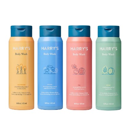 Picture of Harry's Men's Body Wash - Body Wash for Men - Variety Pack - 16 Fl oz , Pack of 4 (Packaging May Vary)