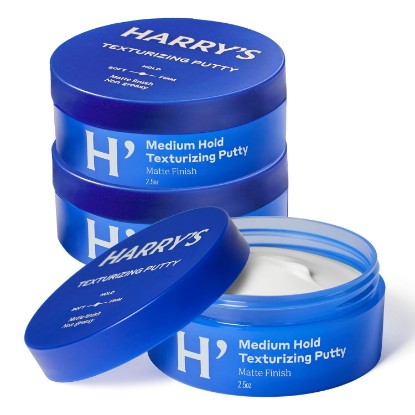 Picture of Harry's Texturizing Hair Putty - 2.5 fl oz (3 Pack) | Mens Hair Styling Products