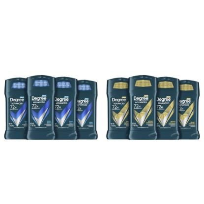 Picture of Degree Men Advanced Protection Antiperspirant Deodorant Cool Rush 4 count 72-Hour Sweat & Men Advanced Antiperspirant Deodorant 72-Hour Sweat and Odor Protection Sport Defense