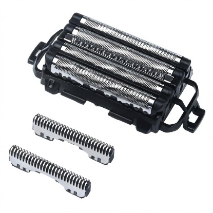 Picture of Replacement Blades and Foil for Panasonic ARC5 5-Blade Shavers, Compatible with WES9032P ES9032 ES9034 ES9036 ES9038, Fits Models ES-LV61, ES-LV65, ES-LV67, ES-LV95, ES-LV97 (+ 1 Cleaning Brush)