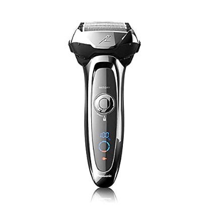 Picture of Panasonic Arc5 Electric Razor for Men ES-LV65-S + Replacement Outer Foil WES9173P, 5 Blade Shaver and Trimmer, Shave Sensor and Multi Flex Pivoting Head, Black