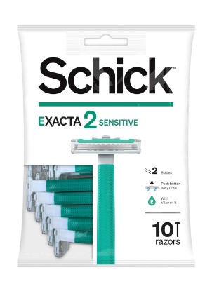 Picture of Schick Exacta2 Sensitive Disposable Razor, 10 Count (1Pack)