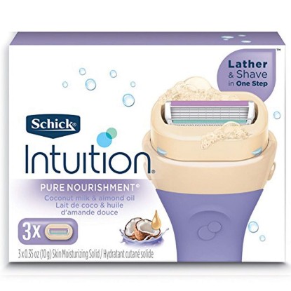 Picture of Schick Intuition Pure Nourishment Coconut Razor Refill 3 Cartridges