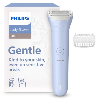 Picture of Philips Lady Shaver Series 6000 - Cordless, Wet & Dry Electric Shaver, 3-Blade Shaving System, for Legs & Body, 80 Mins. Runtime, Model BRL127/00