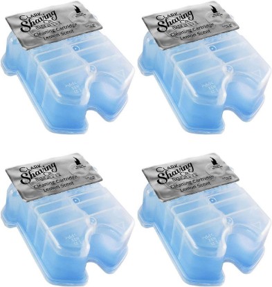Picture of Clark Shaving Co. Refill Cartridges for Braun Clean & Renew CCR (4-Pack) | Compatible with Braun Clean & Renew shaver cleaning systems.