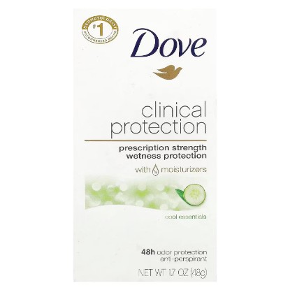 Picture of Dove Clinical Protection Anti-Perspirant Deodorant Solid, Cool Essentials 1.70 oz (Pack of 6)