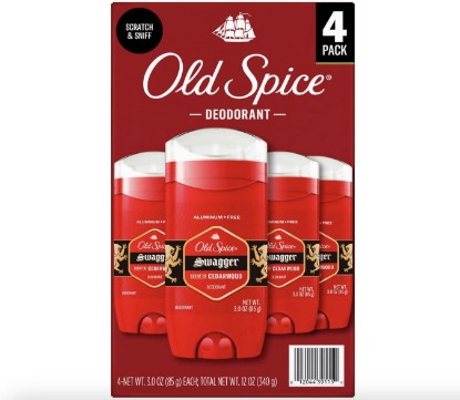 Picture of Old Spice Swagger Deodorant Aluminum Free 3 oz, 4-pack