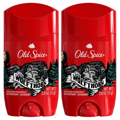 Picture of Old Spice Wild Collection Invisible Solid Antiperspirant Deodorant, Wolfthorn, 2.6 Ounce (Pack of 2)