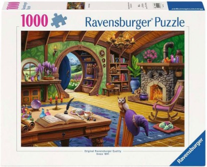 Picture of Ravensburger Charmed Cottage 1000 Piece Puzzle for Adults The Forest Stewardship Council