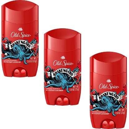 Picture of Old Spice Wild Collection Antiperspirant & Deodorant Krakengard, 2.6 Ounce (Pack of 3)