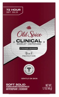 Picture of Old Spice Clinical Sweat Defense Anti-Perspirant Deodorant for Men, 72 Hour, Stronger Swagger, 1.7 oz