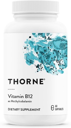Picture of THORNE Vitamin B12 1,000 mcg, Active Methylcobalamin, 60 Capsules | Supports Methylation, Heart & Nerve Health, Cognitive Function & Healthy Homocysteine Levels*, NSF Contents Certified