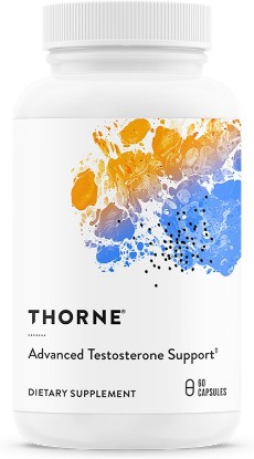 Picture of THORNE Advanced Testosterone Support, Men's Health Supplement, 60 Capsules | Supports Healthy Testosterone Levels & Muscle Fatigue*, Formulated with Ashwagandha, Shilajit & Zinc, Third-Party Certified